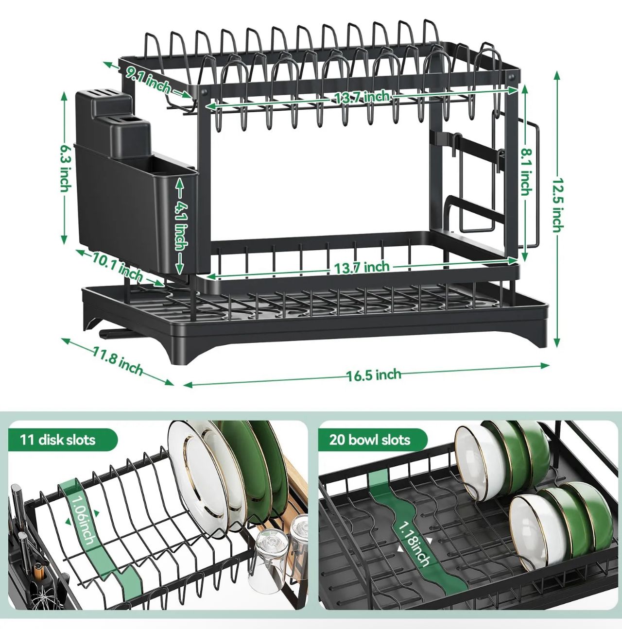 Miniatura 2 de ORGANIZADOR,ESCURRIDOR ,PLATERO